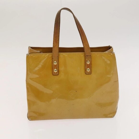 LOUIS VUITTON Taiga Vernis Shoulder Bag 2Set Beige Gray LV - Picture 10 of 14